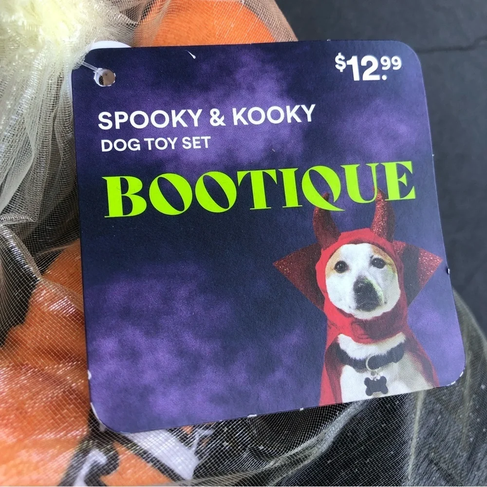 Set Halloween gothic horror dog toys S